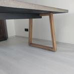 Tafel met houten staand/poot, Ophalen, Gebruikt, Vijf personen of meer, 150 tot 200 cm