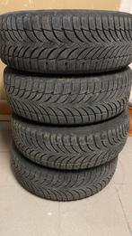4 pneus hiver - roues complète, Auto-onderdelen, Banden en Velgen, Ophalen, Gebruikt, 16 inch, Banden en Velgen