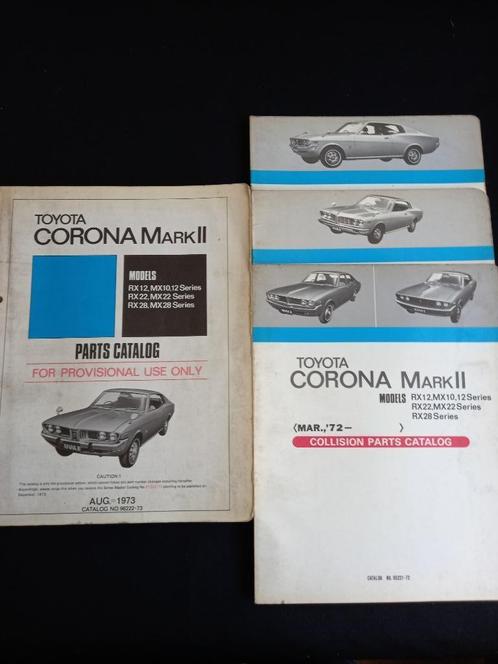Manuel de pièces Toyota Corona Mark II (96222-73), Autos : Divers, Modes d'emploi & Notices d'utilisation, Enlèvement ou Envoi
