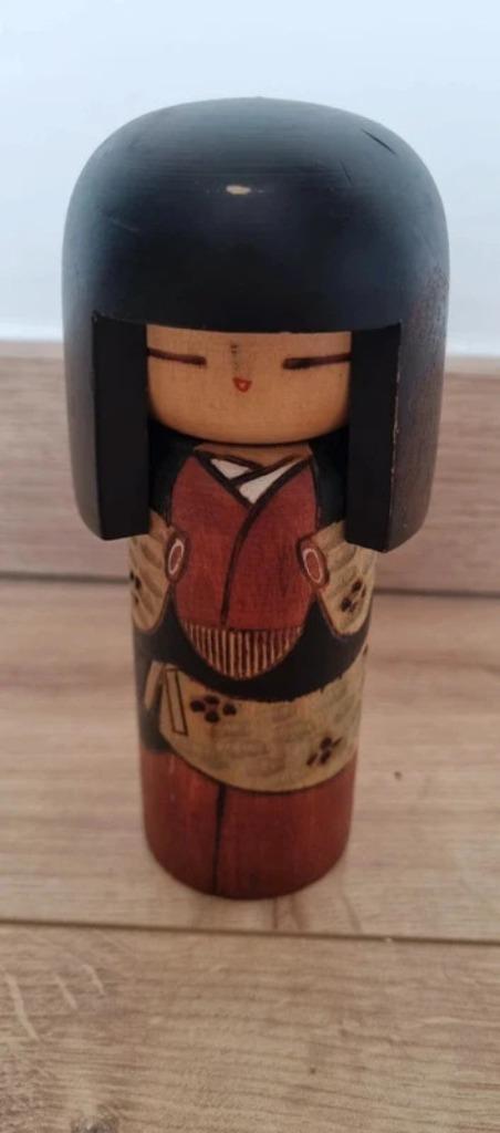 Magnifique Sousaku Kokeshi "Ki" (Saisons) par Kisaku, Antiquités & Art, Art | Sculptures & Bois, Enlèvement ou Envoi