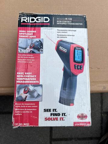 Infrarood thermometer RIDGID, Enlèvement