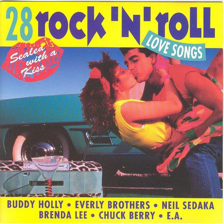 CD * 28 ROCK 'N' ROLL LOVE SONGS, Cd's en Dvd's, Cd's | Pop, Zo goed als nieuw, 1960 tot 1980, Ophalen of Verzenden