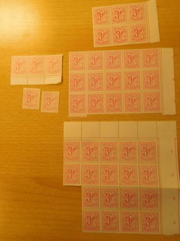 45 timbres 3F Lion Héraldique, Enlèvement ou Envoi, Non oblitéré