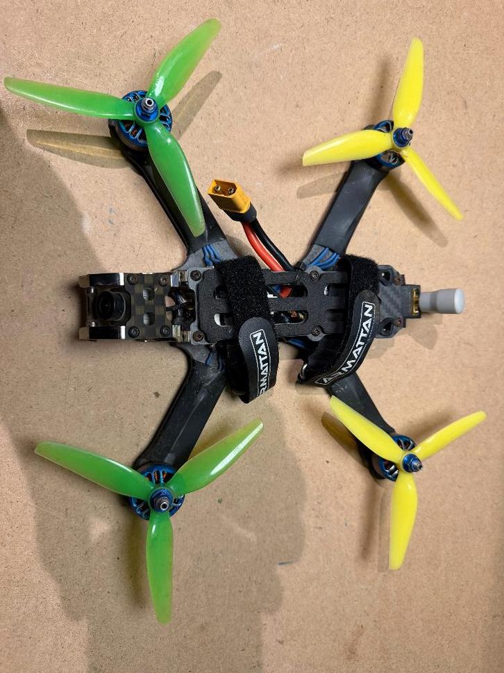 5 inch FPV Armattan Frame + Dji HD FPV, Audio, Tv en Foto, Drones, Gebruikt, Drone met camera, Ophalen of Verzenden