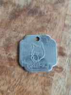 Vintage honden penning West-Vlaanderen 1982, Verzamelen, Ophalen of Verzenden, Zo goed als nieuw