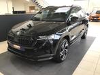 Skoda Karoq 1.5 TSI Sportline AUTOMAAT BJ11/2024 30431KM DAB, Détection des panneaux routiers, Achat, Entreprise, Noir