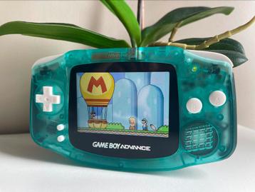 Modded Game Boy Advance (IPS Screen) Mint Green