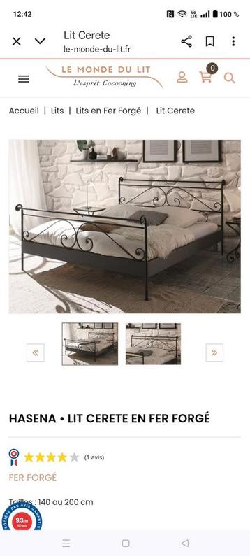 smeedijzeren bed  beschikbaar voor biedingen