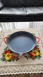 Vintage gietijzeren ovenschaal (32 cm), Huis en Inrichting, Ophalen of Verzenden, Gebruikt