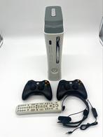 Microsoft Xbox 360 Core 60 GB Console - blanc 2 manettes, Met 2 controllers, 360 Arcade of Core, Met headset, Gebruikt