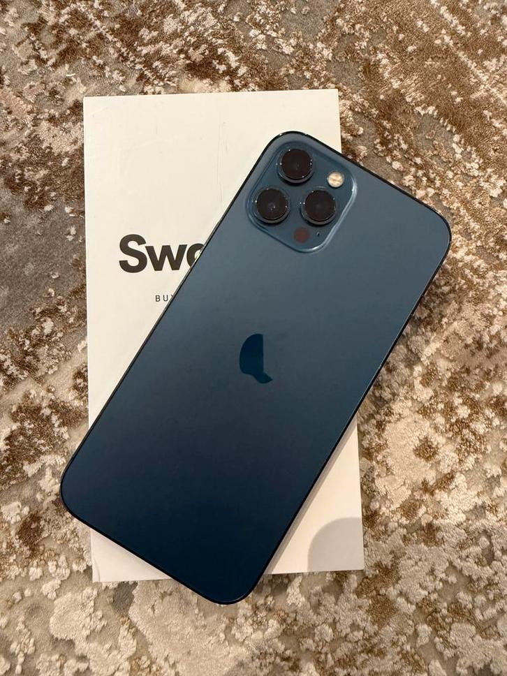 Iphone 12 pro max 256gb, Telecommunicatie, Mobiele telefoons | Apple iPhone, Refurbished, 256 GB, iPhone 12 Pro Max, Blauw, Ophalen