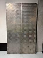 2 x alu traanplaat 235cm x 68 cm 3,5/5 mm, Doe-het-zelf en Bouw, Metalen, Ophalen, Zo goed als nieuw
