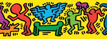 Peintures de Keith Haring.