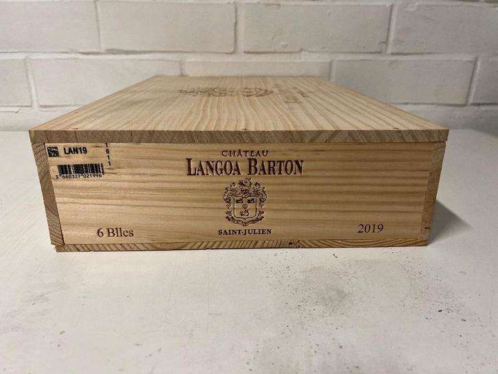 Château Langoa Barton 2019 3e cru classe 6btl, Verzamelen, Wijnen, Nieuw, Rode wijn, Frankrijk, Vol, Ophalen