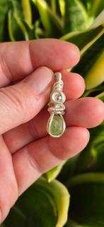 peridoot edelstenen hanger zilver sieraden juwelen, Nieuw, Ophalen of Verzenden, Hart, Zilver