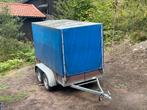 Dubbelas aanhangwagen 125x250x150, Auto diversen, Aanhangers en Bagagewagens, Ophalen, Gebruikt