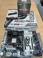 Kit AM4 : Ryzen 7 5800X + ASRock AB350 Pro4 + 64 Go DDR4, Computers en Software, Processors, Zo goed als nieuw, AMD Ryzen 7, Socket AM4