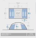 Opblaasbare
kampeertent Air Seconds 4.2F&B4 personen 2 slaap, Caravans en Kamperen, Tenten, Ophalen