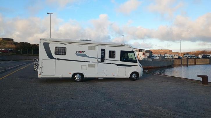 Pilote integraal G 740 : als nieuw, Caravans en Kamperen, Mobilhomes, Particulier, tot en met 4, Integraal, Pilote, Fiat, Diesel