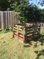 Hardhouten bak ( compostbak / houtopslag / …), Tuin en Terras, Palen, Balken en Planken, Ophalen, Gebruikt