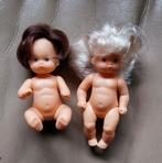 2 vintage poppenhuis popjes, Maison de poupées, Enlèvement ou Envoi
