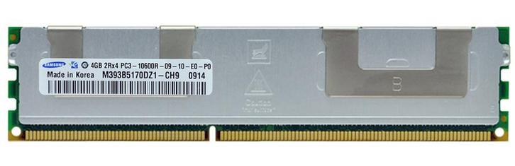 4GB 2Rx4 PC3-10600R DDR3-1333 ECC, Samsung / HP, Computers en Software, RAM geheugen