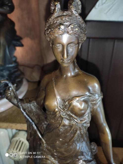 statue de bronze., Antiquités & Art, Antiquités | Bronze & Cuivre, Bronze, Enlèvement