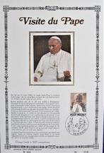 KUNSTBLAD BEZOEK PAUS JOHANNES PAULUS II IN BELGIË, Postzegels en Munten, Postzegels | Europa | België, Met stempel, Gestempeld