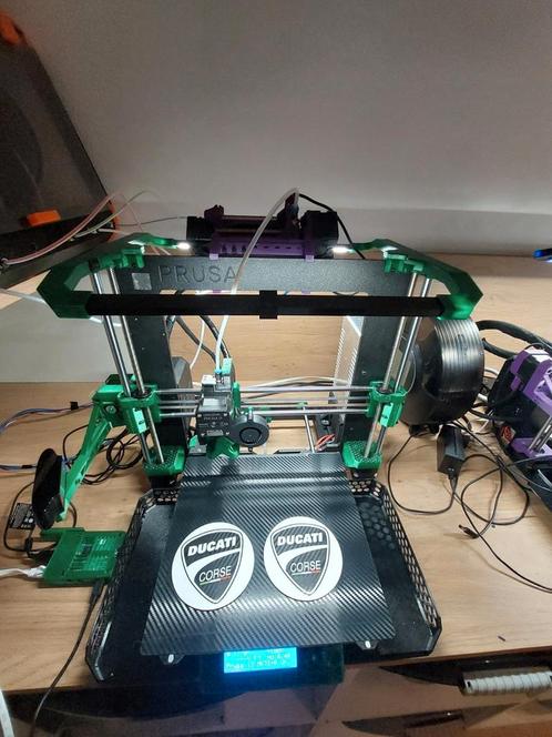 Ultieme prusa mk3s+ revo ultimulti mmu3 5 kleuren!, Computers en Software, 3D Printers, Zo goed als nieuw, Ophalen
