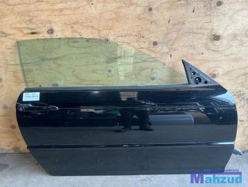 BMW E46 cabrio Facelift rechts zwart deur 2000-2007 beschikbaar voor biedingen