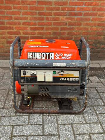 Kubota stroomgroep 4500 beschikbaar voor biedingen