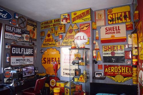 verkoop verzameling 84 Amerikaanse onderdelen oldtimer usa, Verzamelen, Merken en Reclamevoorwerpen, Gebruikt, Reclamebord, Ophalen of Verzenden