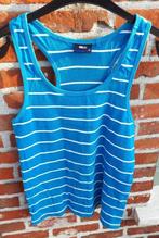 T-shirt sans manches pour homme-rayé bleu-taille M-Coolcat, Coolcat, Porté, Bleu, Taille 48/50 (M)