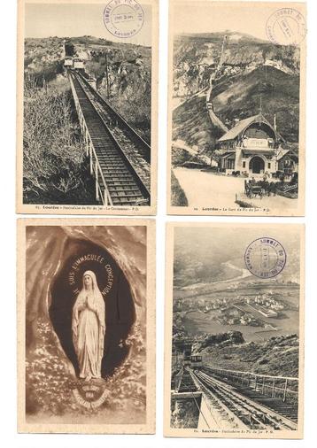 Oude ansicht- / postkaarten - Thema : Lourdes. beschikbaar voor biedingen