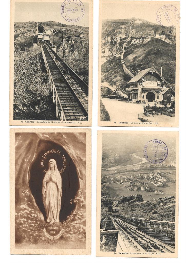 Oude ansicht- / postkaarten - Thema : Lourdes., Verzamelen, Postkaarten | Themakaarten, Overige thema's, Ophalen of Verzenden