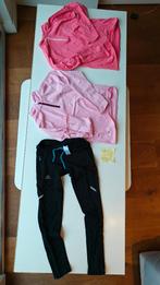 Looptenue winter meisjes Kalenji 7-9 jr 2 shirts 1 broek, Sport en Fitness, Ophalen of Verzenden, Gebruikt, Kleding