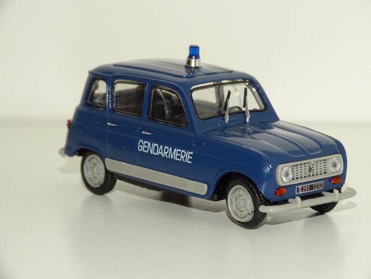 1/43 gendarmerie rijkswacht police politie norev renault 4, Hobby en Vrije tijd, Modelauto's | 1:43, Zo goed als nieuw, Auto, Norev