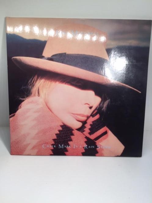 LP - Joni Mitchell - Chalk Mark In A Rain Storm (Gatefold V, CD & DVD, Vinyles | Rock, Comme neuf, Chanteur-compositeur, 12 pouces