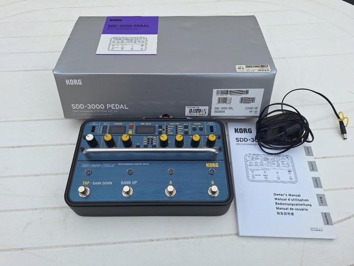 KORG SDD 3000 delay pedal boxed, nieuwstaat, Muziek en Instrumenten, Effecten, Delay of Echo, Ophalen of Verzenden