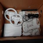 Nintendo wii met toebehoren, Ophalen, Gebruikt, Met 3 controllers of meer, Met stuurtje