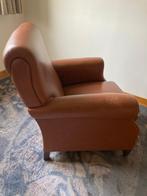 Zetel, Huis en Inrichting, Zetels | Zetels, Gebruikt, Eenpersoons, Minder dan 75 cm, Leer