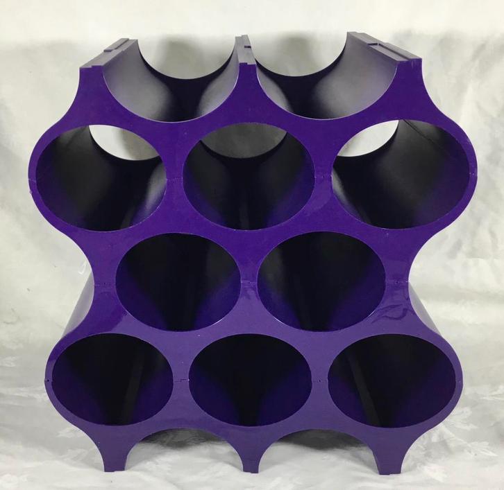 Koziol Setup design modulair wijnrek 1997 Hints Wenen, Huis en Inrichting, Woonaccessoires | Wijnrekken, Gebruikt, Minder dan 50 cm