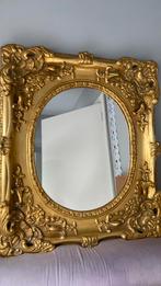 Barok spiegel vol hout goud plaque, Ophalen, Rechthoekig, 50 tot 100 cm, Minder dan 100 cm