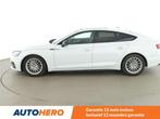Audi A5 35 TDI Sport (bj 2019, automaat), Auto's, USB, Gebruikt, Alcantara, Wit