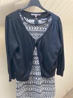 Zwart ecru kleedje met cardigan, Kleding | Dames, Maat 38/40 (M), Zwart, Kocca, Ophalen of Verzenden