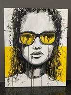 Modern schilderij met gele toets Mk Art, Antiek en Kunst, Ophalen of Verzenden