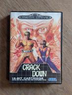 Crack Down – Sega Mega Drive (met handleiding & doos), Games en Spelcomputers, Games | Sega, Gebruikt, Shooter, 2 spelers, Eén computer