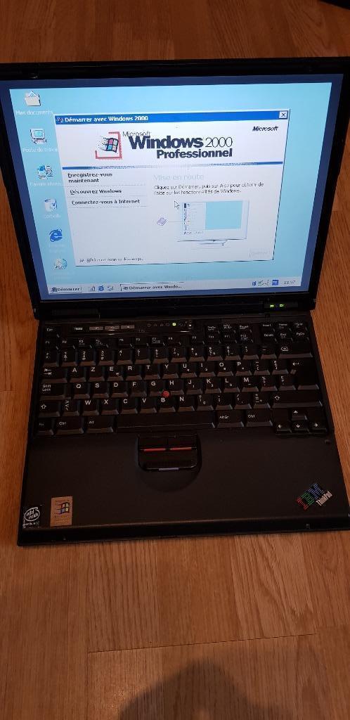 IBM Thinkpad T21-laptop, Computers en Software, Windows Laptops, Gebruikt, 14 inch, HDD, Minder dan 2 Ghz, Minder dan 4 GB, Azerty