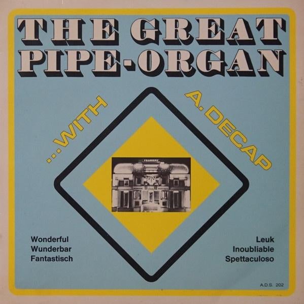 Orgel * The Great Pipe-Organ "Frangema"   - LP -, CD & DVD, Vinyles | Autres Vinyles, Enlèvement ou Envoi