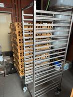 Bakwagen inox 20 etages, Ophalen, Gebruikt, Transport en Opslag